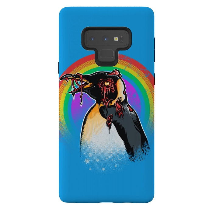 Galaxy Note 9 StrongFit Zombie Penguin by Branko Ricov