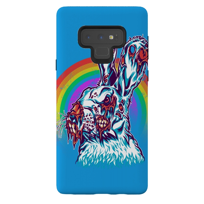 Galaxy Note 9 StrongFit Zombie Rabbit by Branko Ricov