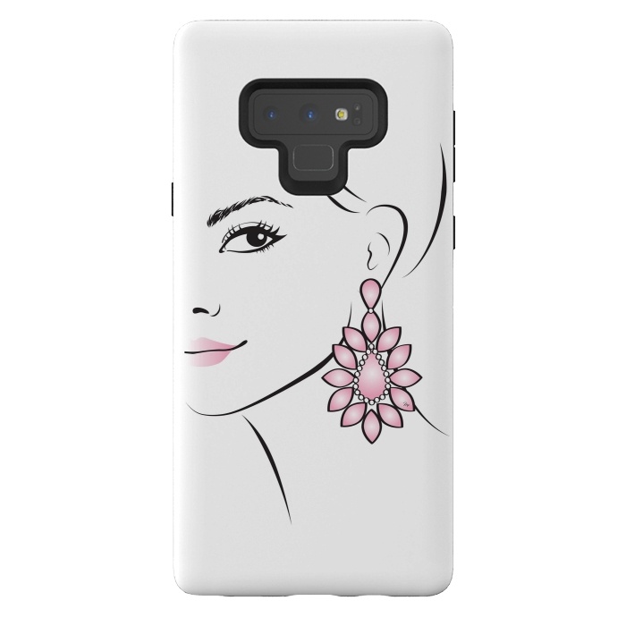 Galaxy Note 9 StrongFit Earring Lady by Martina