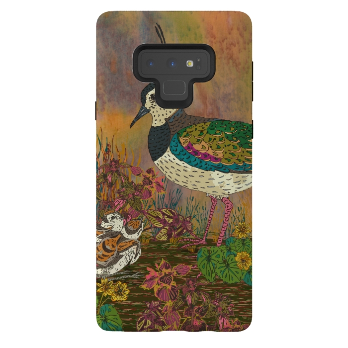 Galaxy Note 9 StrongFit Lapwing Revival by Lotti Brown