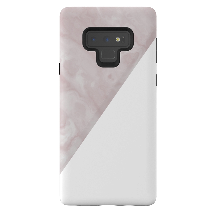 Galaxy Note 9 StrongFit Dusty Marble by Zala Farah