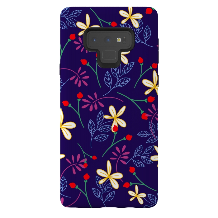 Galaxy Note 9 StrongFit Floral Paradise II by Allgirls Studio