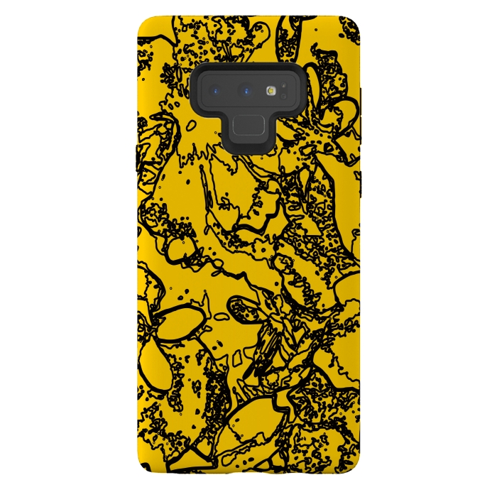 Galaxy Note 9 StrongFit Yellow Bumble by Zala Farah