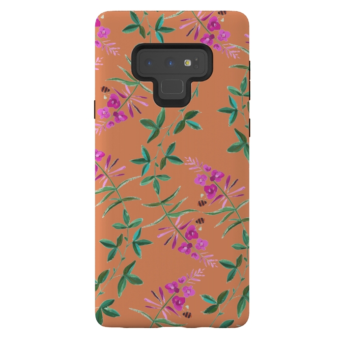 Galaxy Note 9 StrongFit Floral Vines V2. by Zala Farah