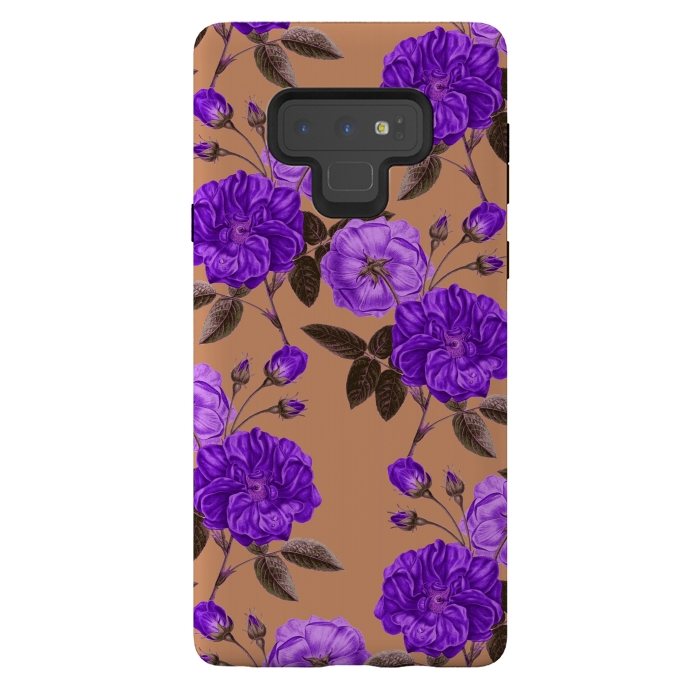 Galaxy Note 9 StrongFit Rosie Purple Love by Zala Farah