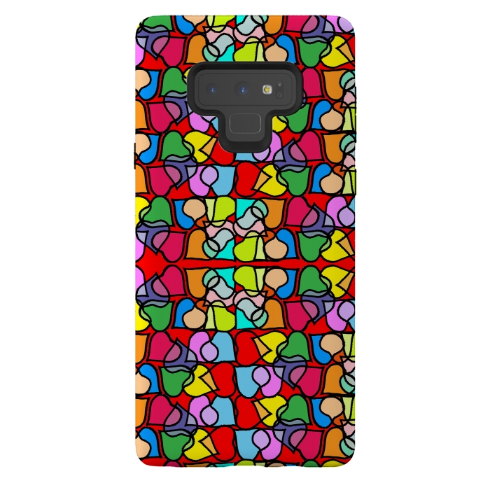 Galaxy Note 9 StrongFit Love is All Around Us by Bettie * Blue