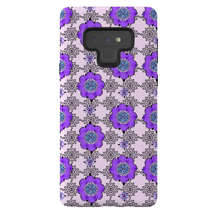 Galaxy Note 9 StrongFit Purple Shmurple by Bettie * Blue