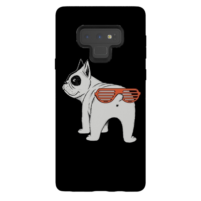 Galaxy Note 9 StrongFit Dog second face by Coffee Man