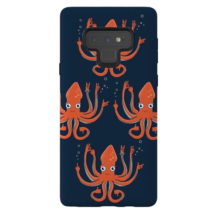 Galaxy Note 9 StrongFit Signals Octopus  by Coffee Man