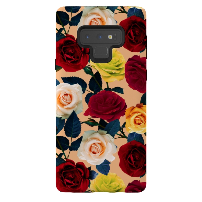 Galaxy Note 9 StrongFit Rose Garden by Burcu Korkmazyurek