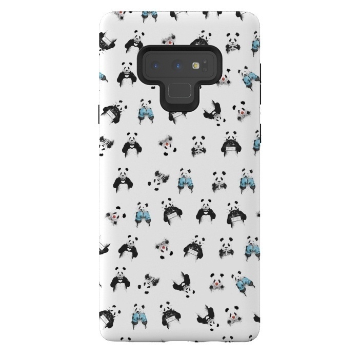 Galaxy Note 9 StrongFit Panda pattern by Balazs Solti
