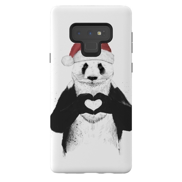 Galaxy Note 9 StrongFit Santa panda by Balazs Solti