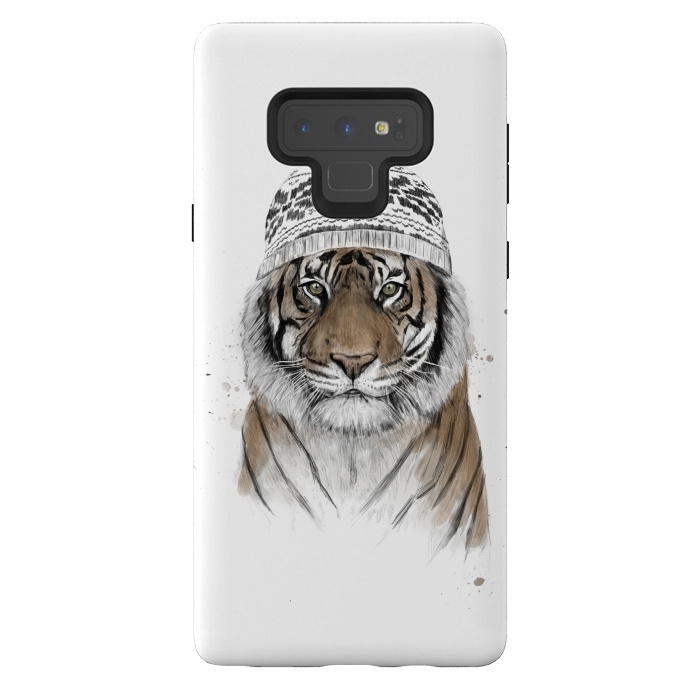 Galaxy Note 9 StrongFit Siberian tiger by Balazs Solti