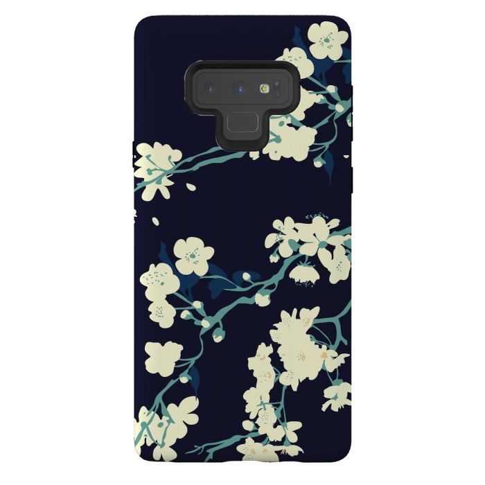 Galaxy Note 9 StrongFit Cherry Blossoms by Zoe Charlotte