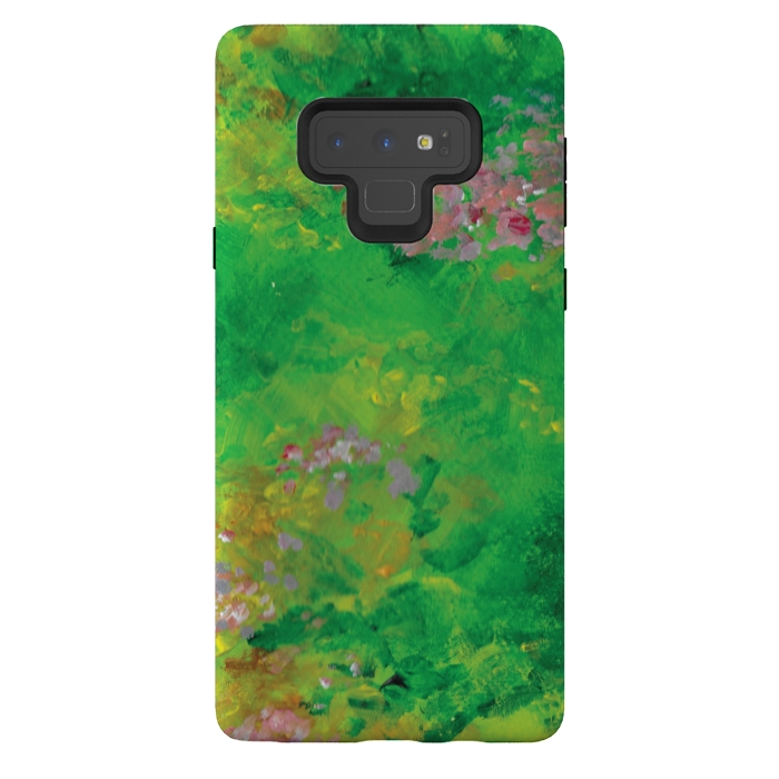 Galaxy Note 9 StrongFit Impressionist Meadow by Zoe Charlotte