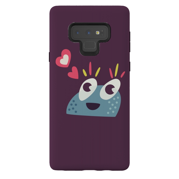 Galaxy Note 9 StrongFit Kawaii Cute Cartoon Candy Character by Boriana Giormova