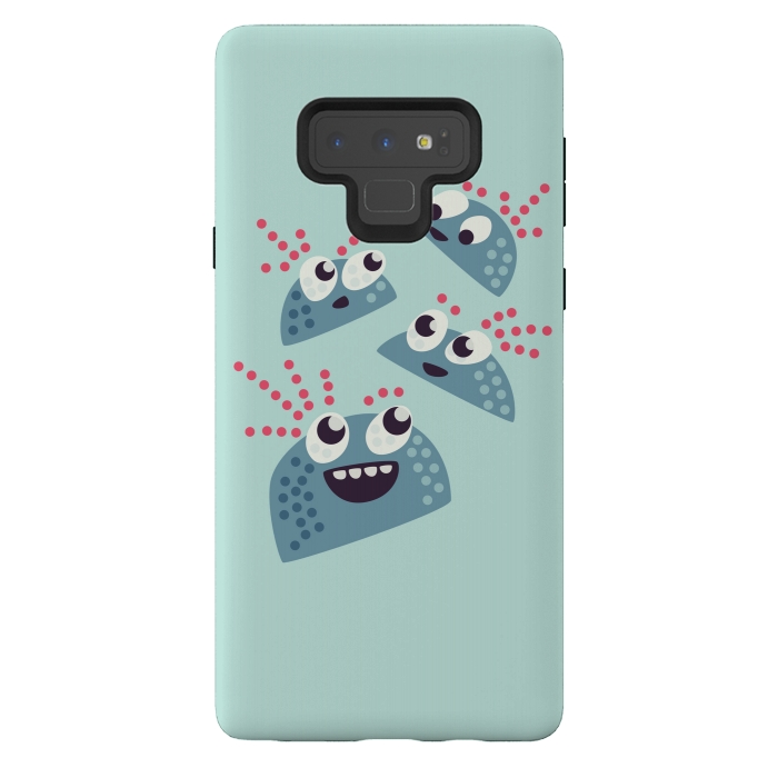 Galaxy Note 9 StrongFit Kawaii Cute Cartoon Candy Friends by Boriana Giormova