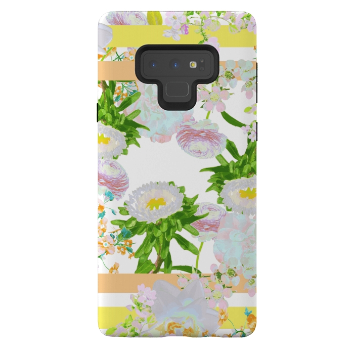 Galaxy Note 9 StrongFit Floral Frame Collage by Zala Farah