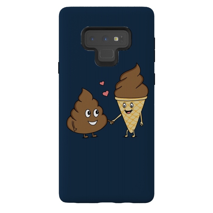 Galaxy Note 9 StrongFit True love Blue by Coffee Man