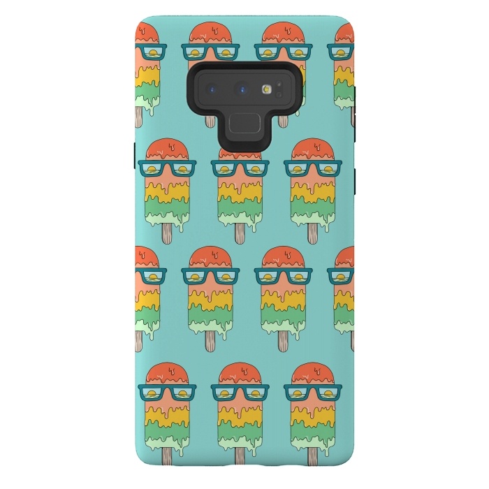 Galaxy Note 9 StrongFit Hot Ice Cream pattern green by Coffee Man