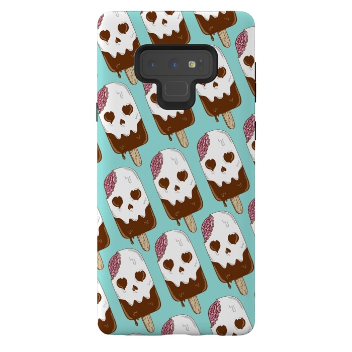Galaxy Note 9 StrongFit Skull Ice Cream Pattern by Coffee Man