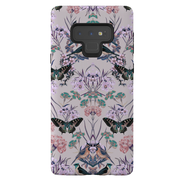 Galaxy Note 9 StrongFit Floral Fantasy Flip by Zala Farah