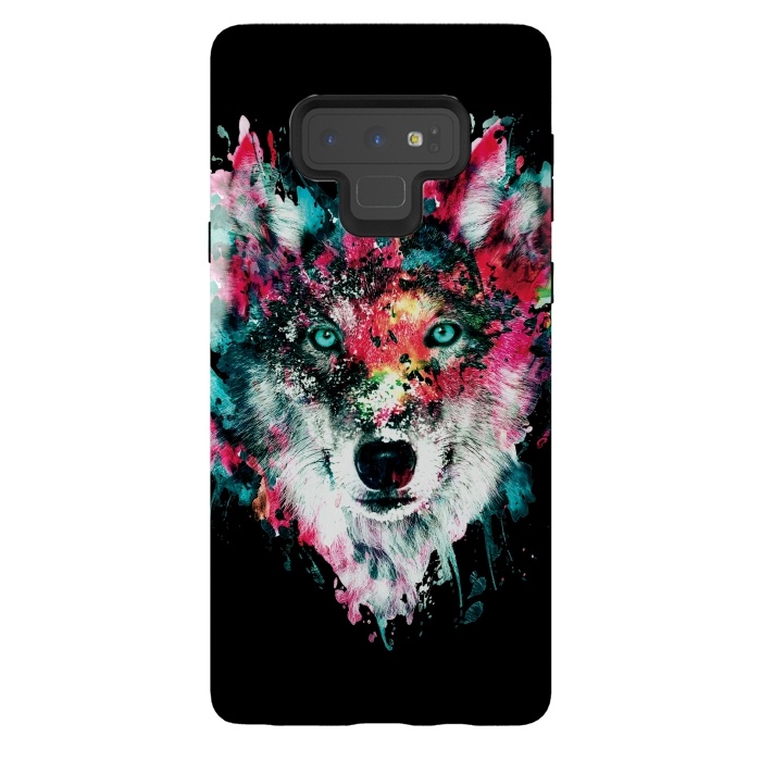 Galaxy Note 9 StrongFit Wolf by Riza Peker