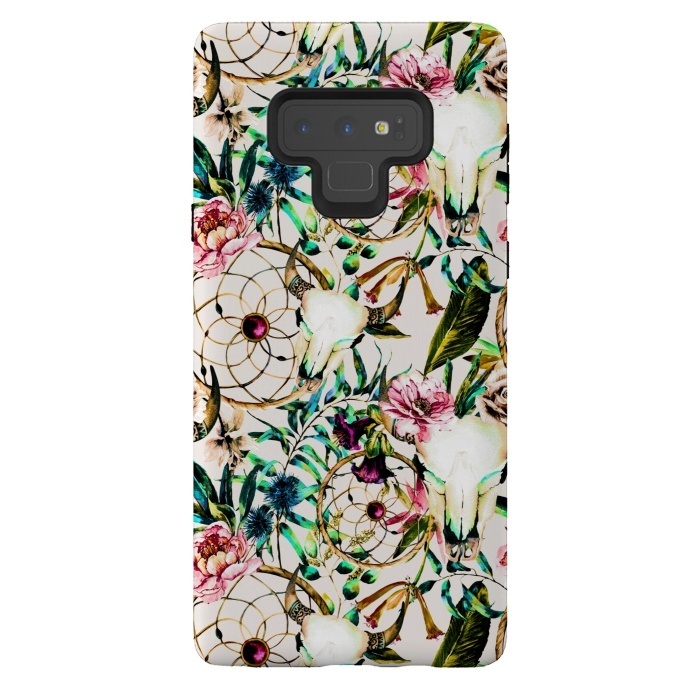 Galaxy Note 9 StrongFit Dream tropical boho by Mmartabc