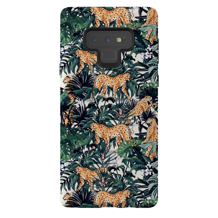 Galaxy Note 9 StrongFit Cheetah in the wild jungle  by Mmartabc