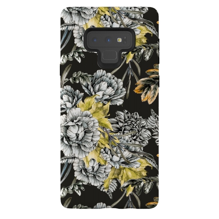 Galaxy Note 9 StrongFit Dark flowering I by Mmartabc