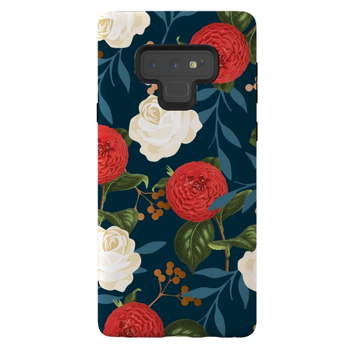 Galaxy Note 9 StrongFit Floral Obsession V2 by Uma Prabhakar Gokhale