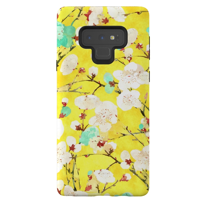 Galaxy Note 9 StrongFit Cherry Blossom v2 by Uma Prabhakar Gokhale