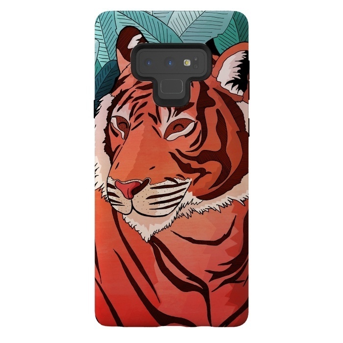 Galaxy Note 9 StrongFit Tiger in the jungle  by Steve Wade (Swade)