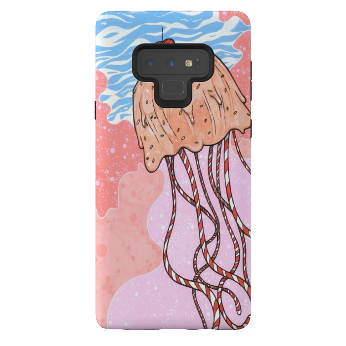 Galaxy Note 9 StrongFit Jellyfish Candy by Varo Lojo