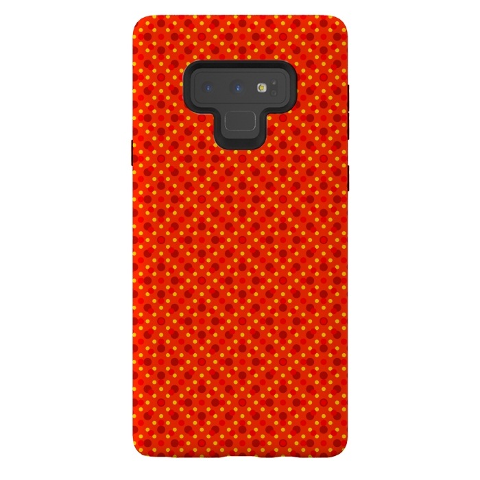 Galaxy Note 9 StrongFit Dots Ethnic Pattern by Dhruv Narelia