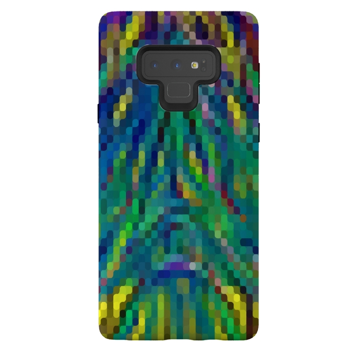 Galaxy Note 9 StrongFit Pixelated Motley by Dhruv Narelia