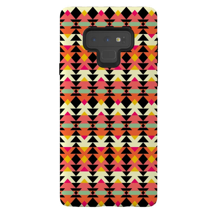 Galaxy Note 9 StrongFit Aztec Geometrical Pattern by Dhruv Narelia