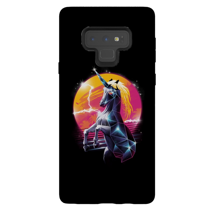 Galaxy Note 9 StrongFit Rad Unicorn by Vincent Patrick Trinidad