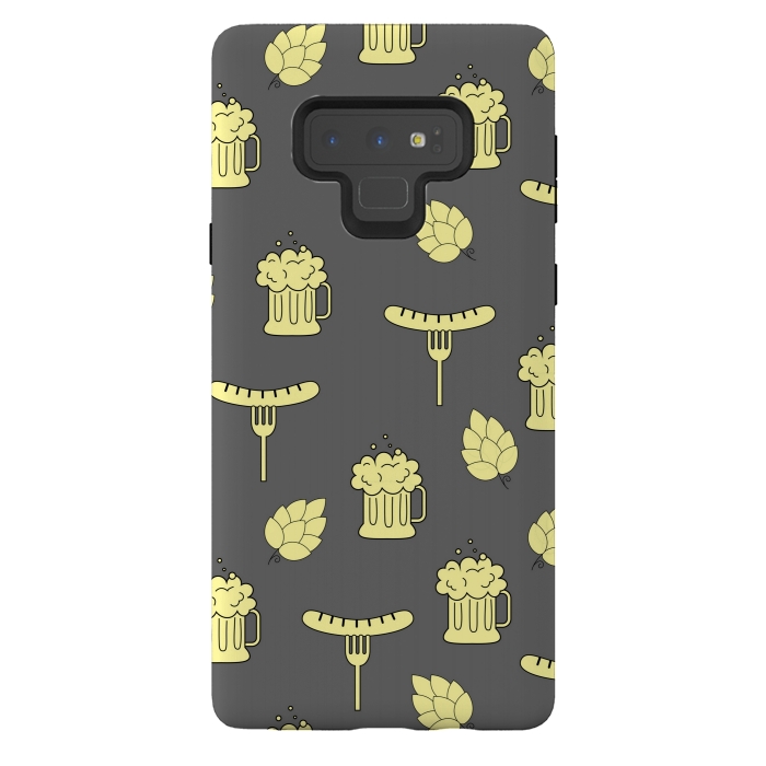 Galaxy Note 9 StrongFit beer pattern by MALLIKA