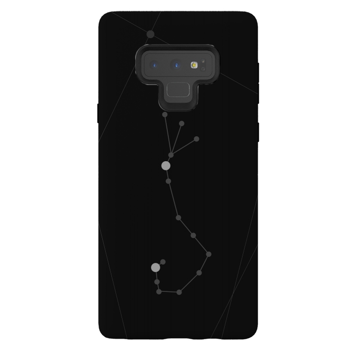 Galaxy Note 9 StrongFit Scorpio Zodiac Sign by Dellán
