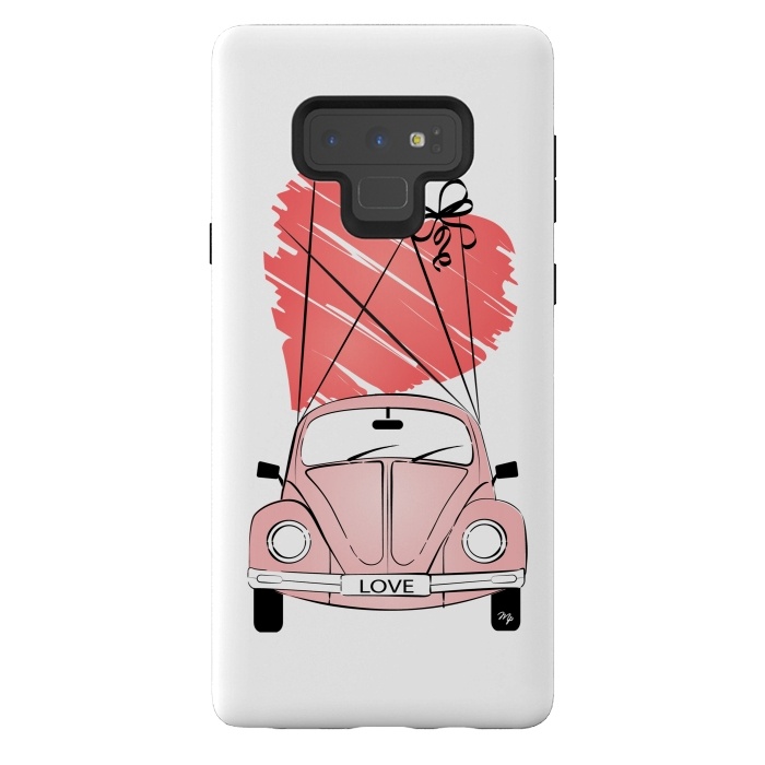 Galaxy Note 9 StrongFit Love Car by Martina