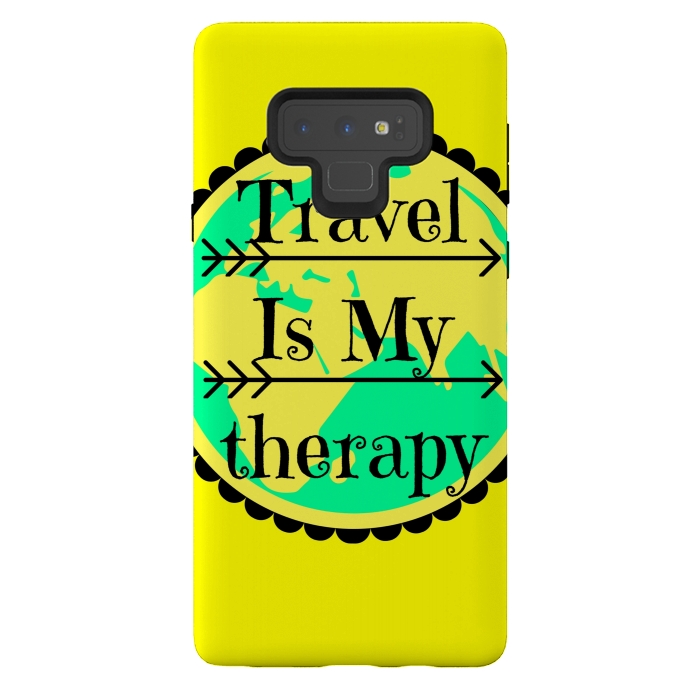 Galaxy Note 9 StrongFit travel is my therapy by MALLIKA