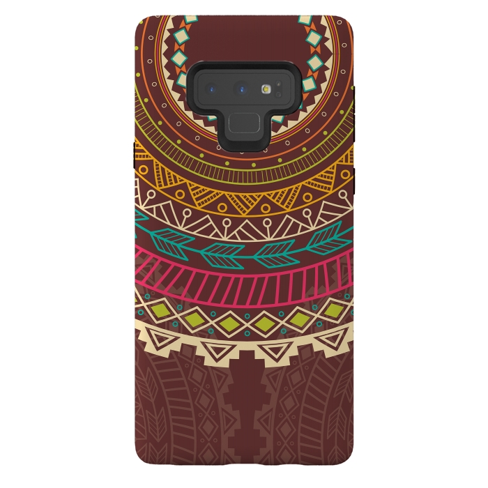 Galaxy Note 9 StrongFit Aztec design by Jelena Obradovic