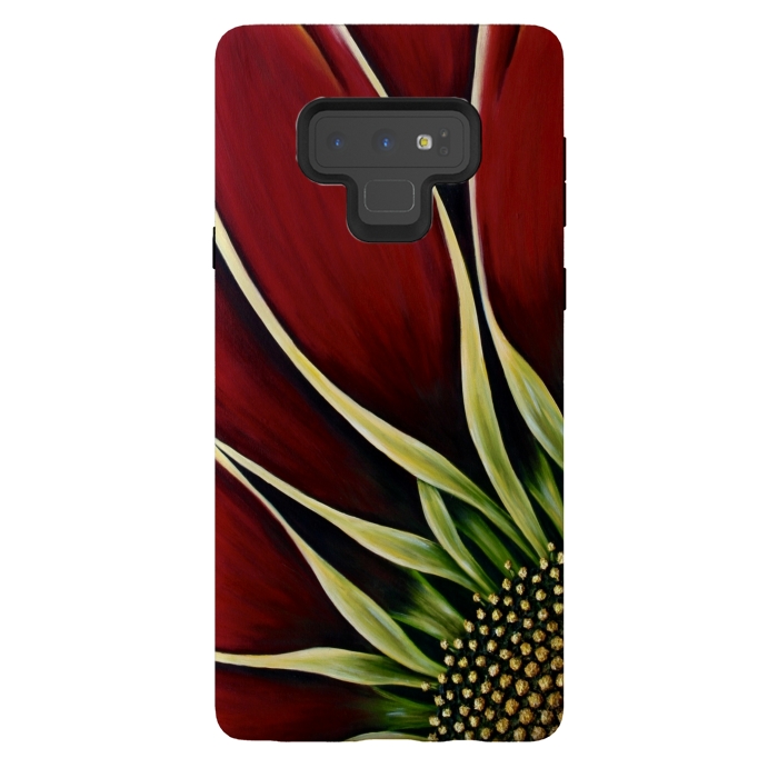 Galaxy Note 9 StrongFit Red Gazania II by Denise Cassidy Wood