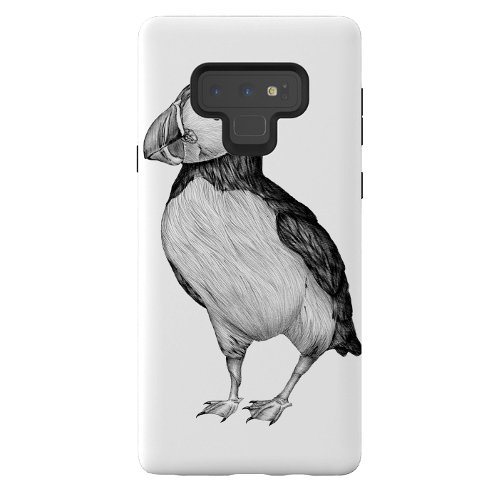 Galaxy Note 9 StrongFit Little Puffin by ECMazur 