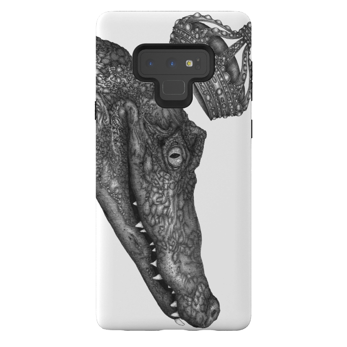 Galaxy Note 9 StrongFit The Alligator King by ECMazur 