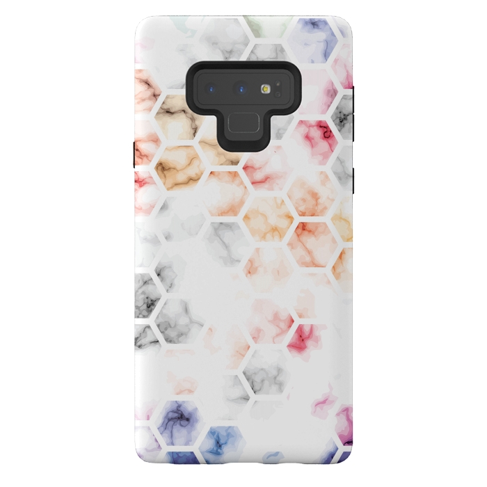 Galaxy Note 9 StrongFit Marble Geometry 014 by Jelena Obradovic