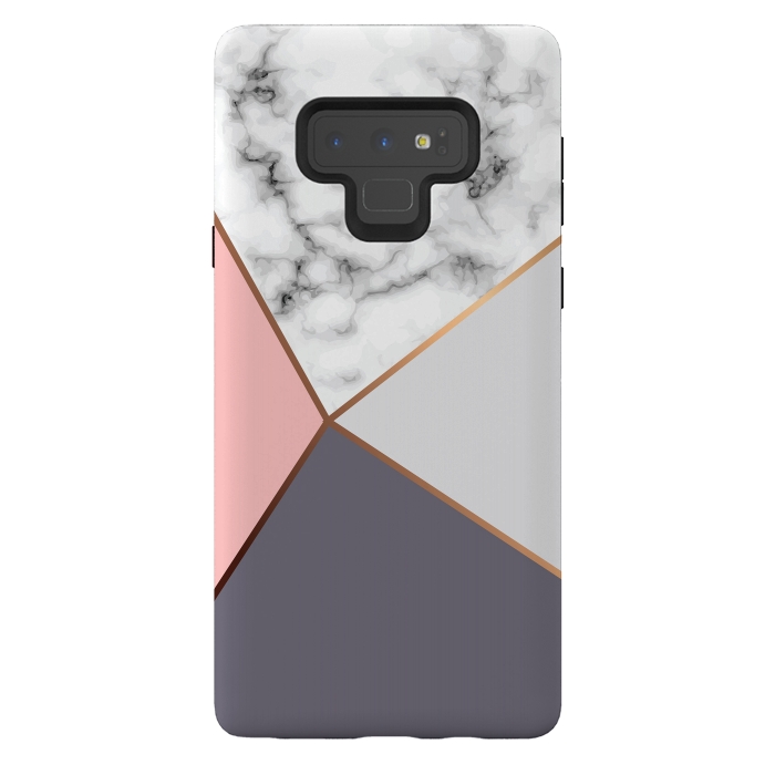 Galaxy Note 9 StrongFit Marble Geometry 016 by Jelena Obradovic