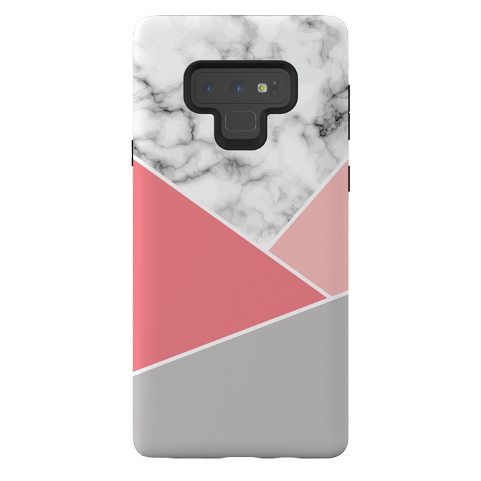Galaxy Note 9 StrongFit Marble Geometry 034 by Jelena Obradovic