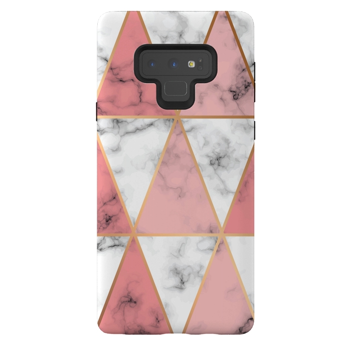 Galaxy Note 9 StrongFit Marble Geometry 037 by Jelena Obradovic